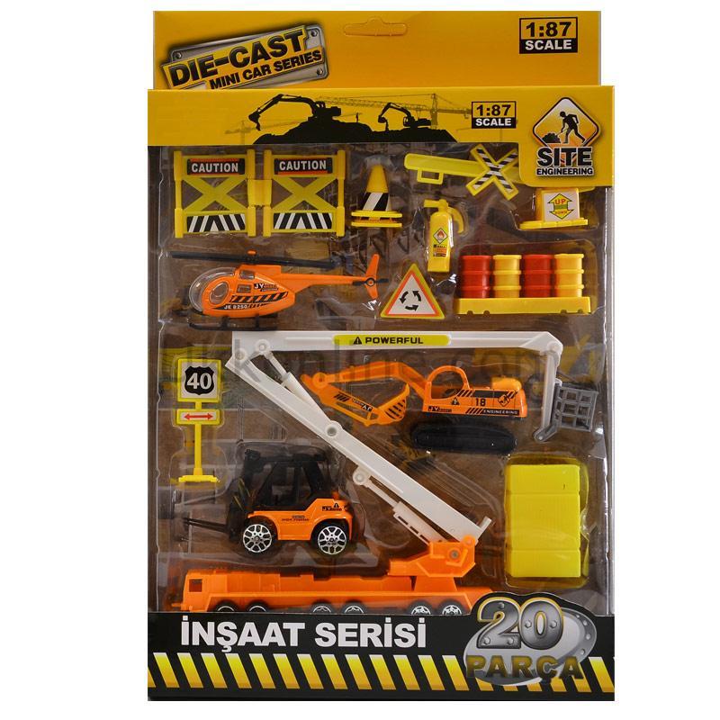 6602-5-20 DIE CAST 20PCS ARAÇ SET