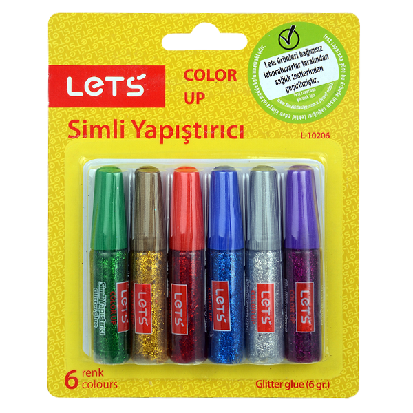 LETS SİMLİ YAPIŞTIRICI 6gr SET BLS Lİ 6 RENK