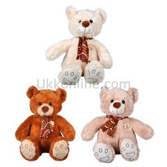 0027239 SUN PELUŞ AYI OTURAN ATKILI 40CM.JNG