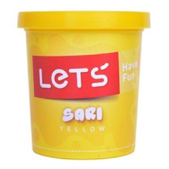 LETS OYUN HAMURU TEK RENK SARI 150gr