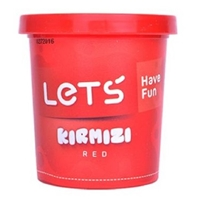 LETS OYUN HAMURU TEK RENK KIRMIZI 150gr