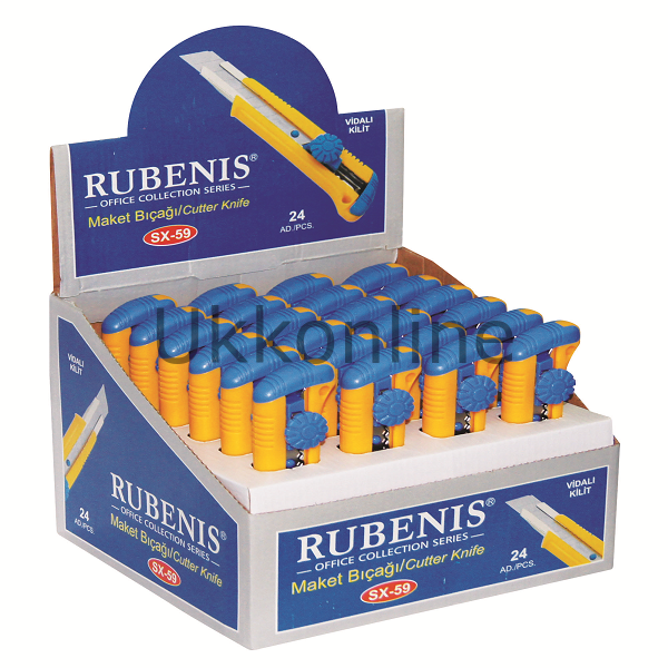 RUBENİS MAKET BIÇAĞI SX-59 SIKMALI YEDEKLİ