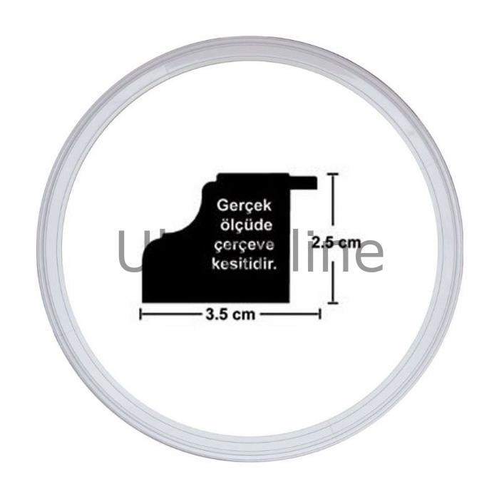 Art Çerçeve 4990 Daire 2.Model Beyaz