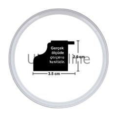Art Çerçeve 4990 Daire 2.Model Beyaz