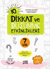 IQ DİKKAT VE DÜŞÜNME ETKİNLİKLERİ 7 YAŞ ( 3 KİTAP-3 CD)