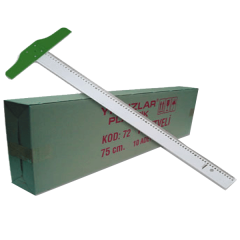 YILDIZLAR T-CETVEL PLASTİK 75cm 72