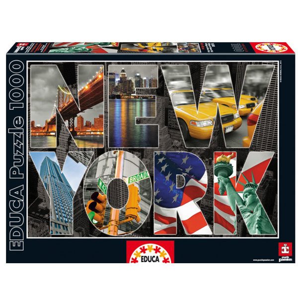 16288/EDU 1000pcs NEW YORK COLLAGE /Educa /1000 parça puzzle