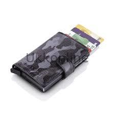 WRAPSOL AKILLI CÜZDAN TEKLİ KAMUFLAJ SİYAJ