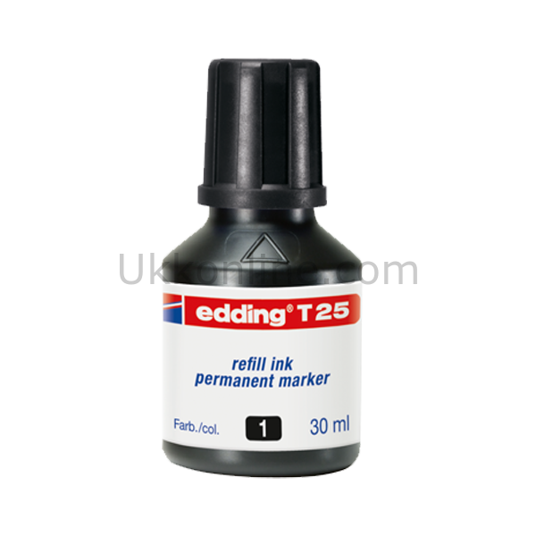 EDDİNG PERMANENT MÜREKKEBİ T-25 ml SİYAH