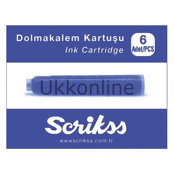 SCRİKSS KALEM KARTUŞU MAVİ