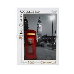 30263 SUN CLE-PZL.500HQ LONDON PHONE BOX