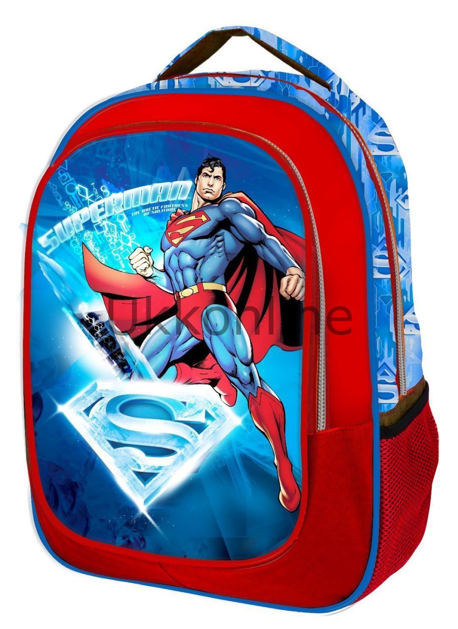 TRX-10E-SUFR SUPERMAN FROSTED İLKOKUL ÇANTA TEK GÖZ