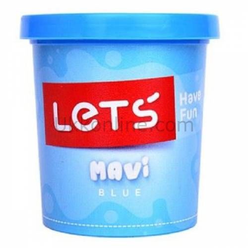 LETS OYUN HAMUR TEK RENK MAVİ 150gr
