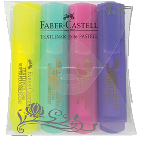 FABER FOSFORLU KALEM ŞEFFAF 1546 4 RENK PASTEL