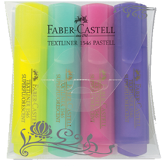FABER FOSFORLU KALEM ŞEFFAF 1546 4 RENK PASTEL