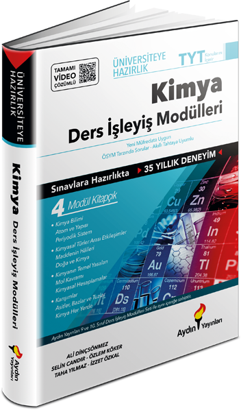 TYT Kimya Ders İşleyiş Modülleri Aydın Yayınları