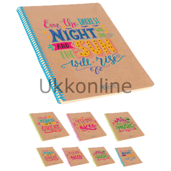 KESKİN CİLTLİ DEFTER 16,5-22,5 100yp DÜZ DOODLES