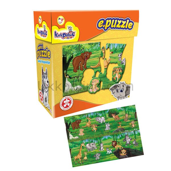 6114 e.puzle VAHŞİ HAYVANLARI/WILD ANIMALS