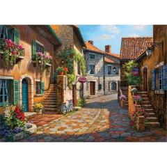 ART 4709 2000 PUZZLE RUE DE VILLAGE