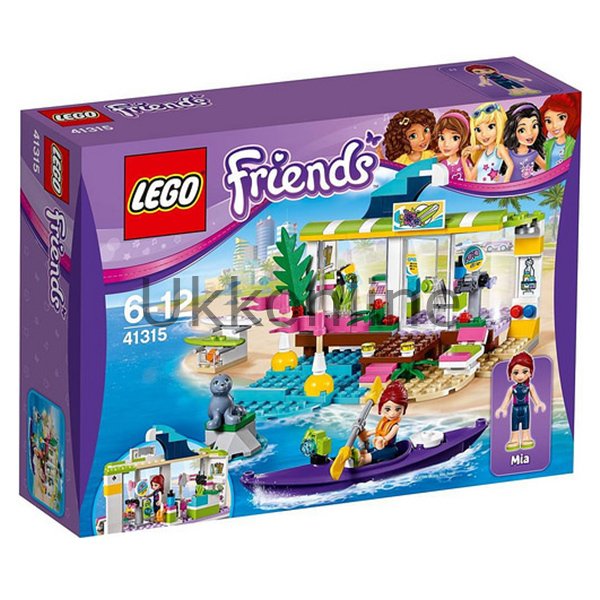 LGF41315 FR-HEARTLAKE SÖRF MAĞAZASI /Friends 6-12 yaş LEGO 186pcs