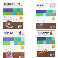 11. SINIF TEAS İDES MATEMATİK FİZİK KİMYA BİYOLOJİ SORU BANKASI