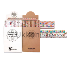 K.COLOR  AMBALAJ KAĞIDI 70-100 TEKLİ RULO KRAFT