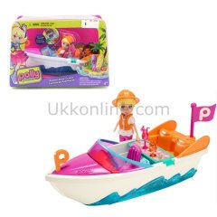 CMG40 POLLY ve ARAÇLARI (Araba/Tekne) /Polly Pocket +4 yaş
