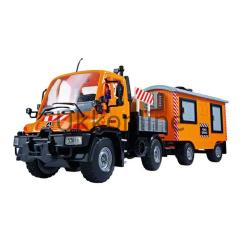 SIMBA DICKIE 3828001 UNIMOG CITY TRALIER SET-6