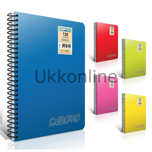 CHROMO NOT DEFTERİ PP KPK SPR A6 80 ÇİZGİLİ