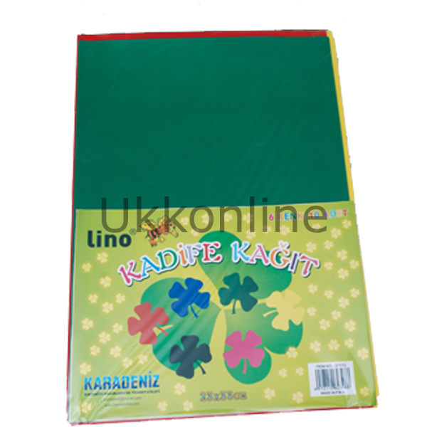 LİNO KADİFELİ KAĞIT 23-33cm
