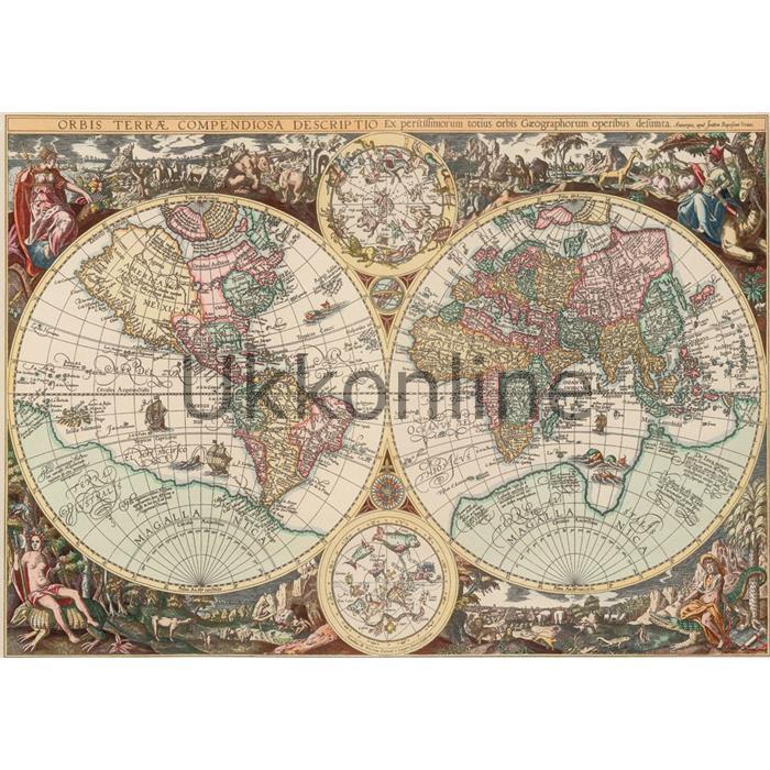 ART 4631 1500 PUZZLE DUNYA HARITASI