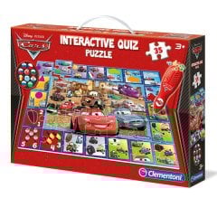13836 INTERACTIVE QUIZ PUZZLE CARS 4-6 yaş /35pcs