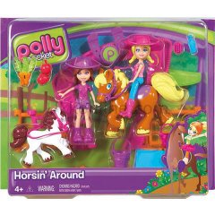 CBW74 PP POLLY AT GEZİSİ OYUN SETİ /Polly Pocket +4 yaş