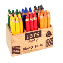 LETS BOYA KALEMİ 6 RENK TRİBLE-X JUMBO