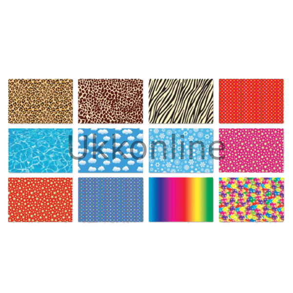 K.COLOR  DESENLİ KARTON 35-50 12 Lİ KARIŞIK