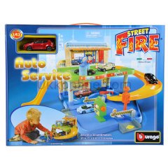 30039 SUN GARAJ SET STRT.FIRE AUTO SERVICE 1ARB./AKS 1/43