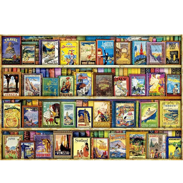 17102/EDU 1000pcs WORLD TRAVEL GUIDES/Educa /1000 parça puzzle