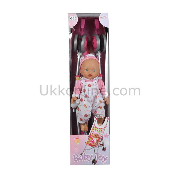 30084 SUN BEBEK SET METAL PUSETLİ 59CM