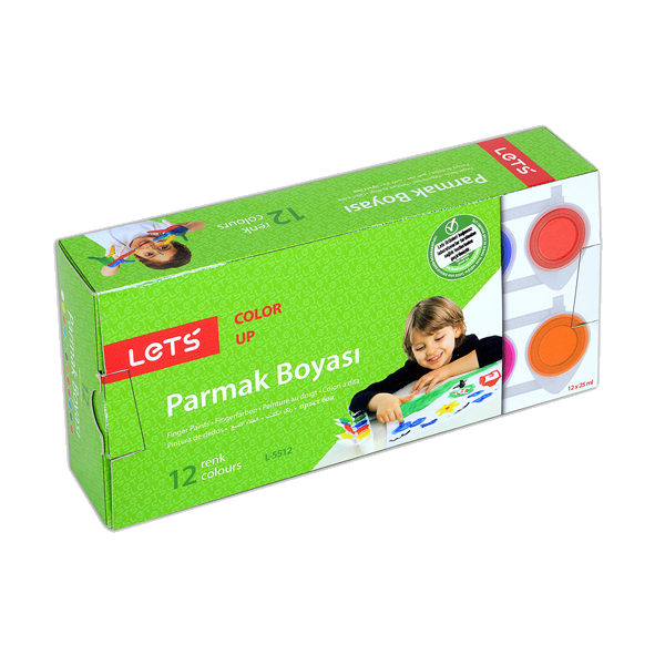 LETS PARMAK BOYA 12 RENK