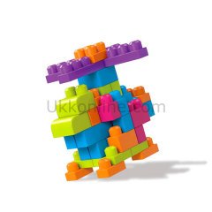 CYP66 MEGA BLOKS/60lı Blok Torbaları Yeşil FirstBuilders 1-5 yaş
