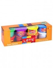 LETS OYUN HAMUR FOSFORLU 6 RENK 600 GR 8346
