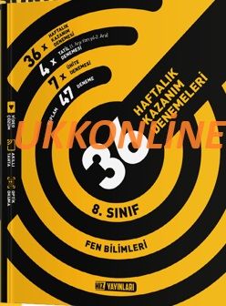 8. Sınıf Fen Bilimleri 36 Haftalık Kazanım Denemeleri