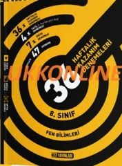 8. Sınıf Fen Bilimleri 36 Haftalık Kazanım Denemeleri