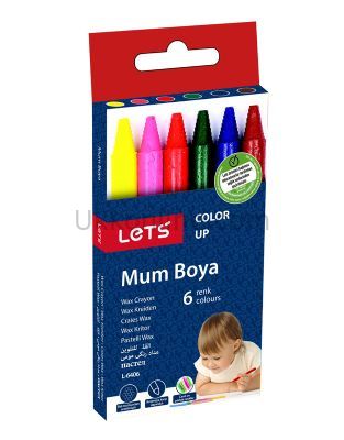 LETS BOYA KALEMİ 6 RENK METALİK JUMBO MUM