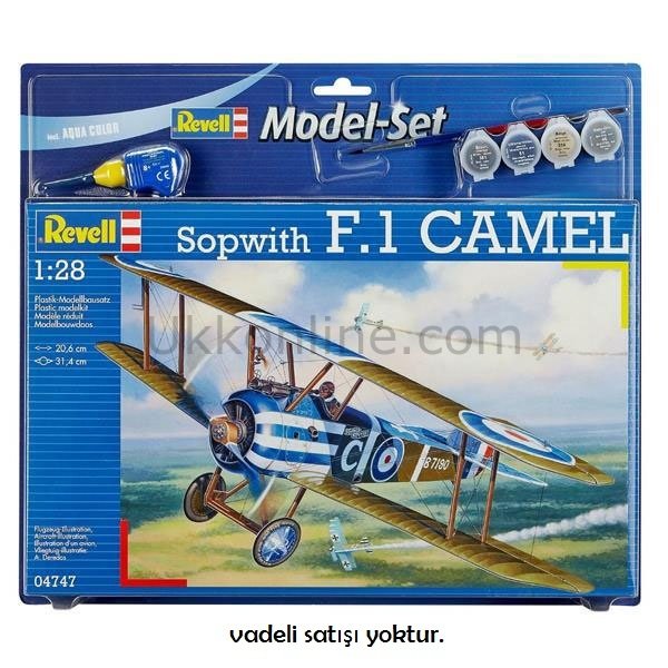 VBU64747 SOPWITH F.1 CAMEL 1:28/Revell/seviye 3