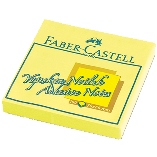 FABER NOT KAĞIT 75-75mm SARI