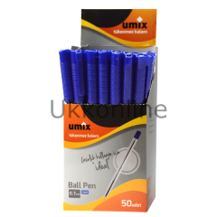 UMİX BALL PEN 0.7mm 50 Lİ KUTU MAVİ