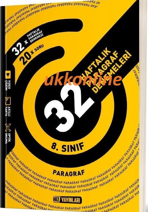 8. Sınıf 32 Haftalık Paragraf Denemeleri