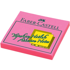 FABER NOT KAĞIT 50-50mm FOSFORLU PEMBE