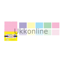 K.COLOR  ÇİFT TARAFLI ELİŞİ KAĞIDI 10 LU NOKTALI